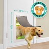 PAC11-11039 Dog Door Replacement Flap | Heavy-Duty PVC Material |