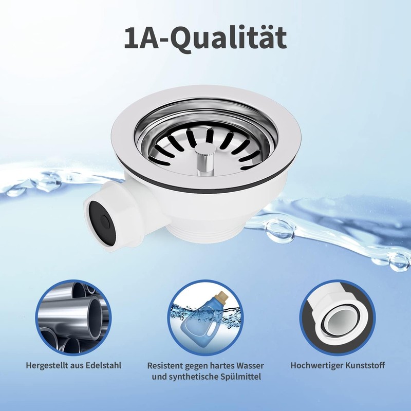 Aquade Strainer Basket Valve 114 mm – Strainer Basket Sink