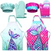 Hercicy 8 Pcs Kids Apron and Chef Hat Set for