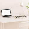 ZILAMGOO 4 Pcs Velvet Glasses Storage Trays – 6-Grid Sunglasses