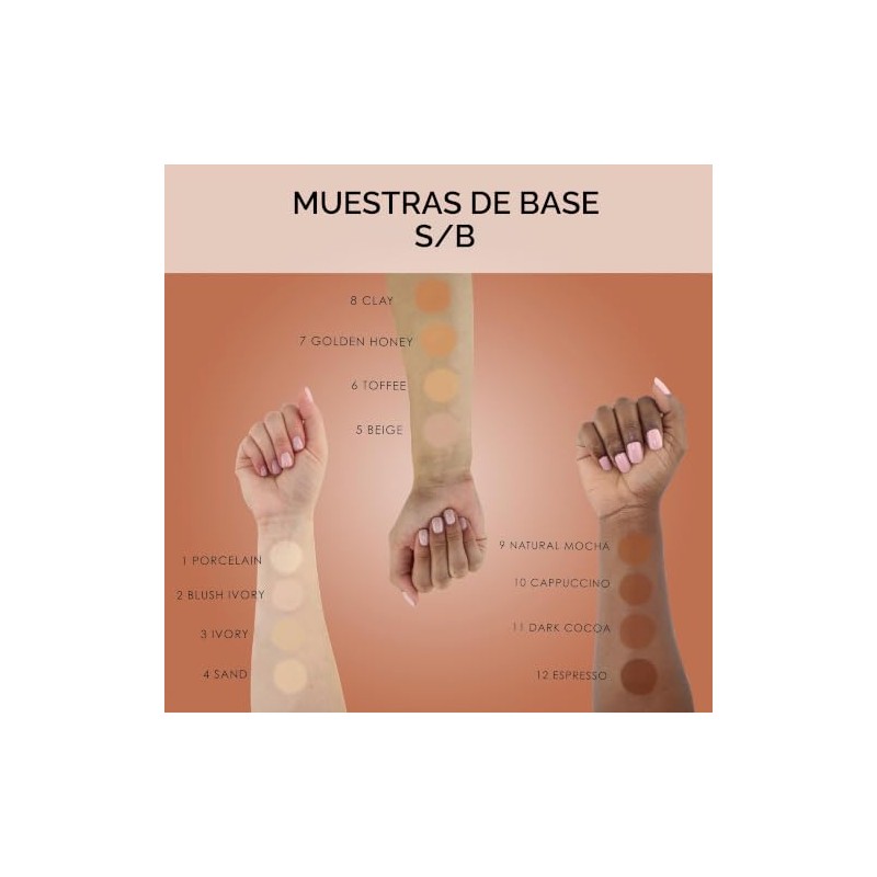 Temptu S/B Base líquida: Base de silicona natural para aplicar