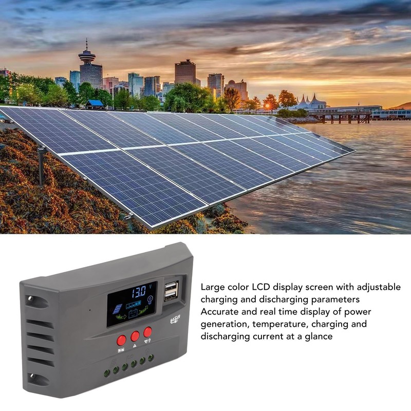 Solar Charge Controller MPPT Tracking Charging 12V 24V Automatic Adaptation
