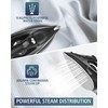 OMAIGA Steam Iron for Clothes, 1500W Clothes Iron with Non-Stick