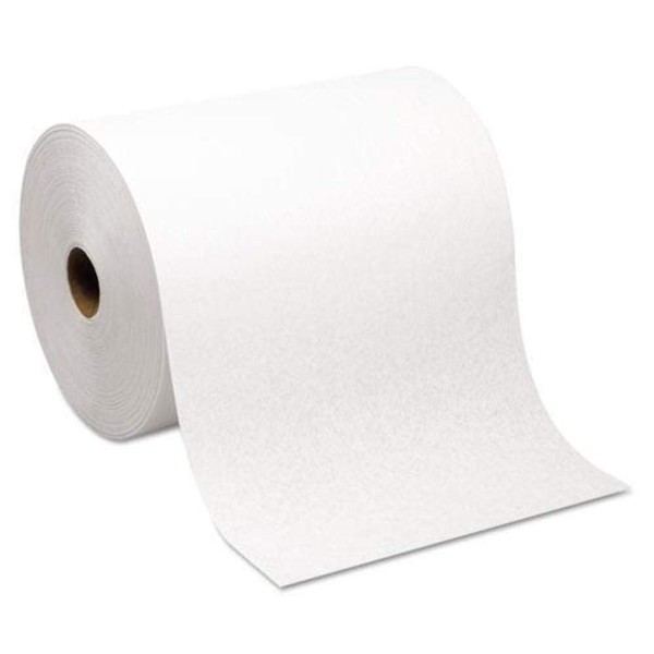 White Paper Towels Roll 7-7/8"W x 1000'L, 6 Rolls