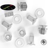50 x Crosshead Countersunk Screws Nuts and bolts, Transparent Clear