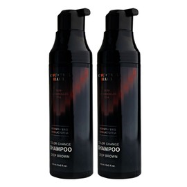 Couture Hair Skin Lacto 7714 Color Change Dye Shampoo 190ml Deep Brown 2pcs / 꾸띄르헤어 스킨락토 7714 컬러 체인지 염색 샴푸 190ml 딥브라운 2개