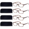 Kerecsen 4 Pack Reading Glasses for Women/Men Spring Hinges Readers