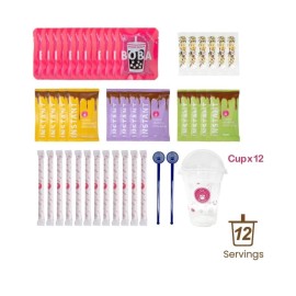 Boba Instant Marbling Boba Party Kit 12pk