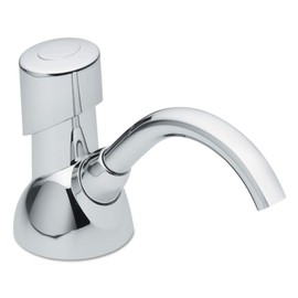 GOJO CX Counter-Mount Push-Style Soap Dispenser, Chrome, for GOJO Foam Hand Soap Refills (Pack of 1) - 8500-01