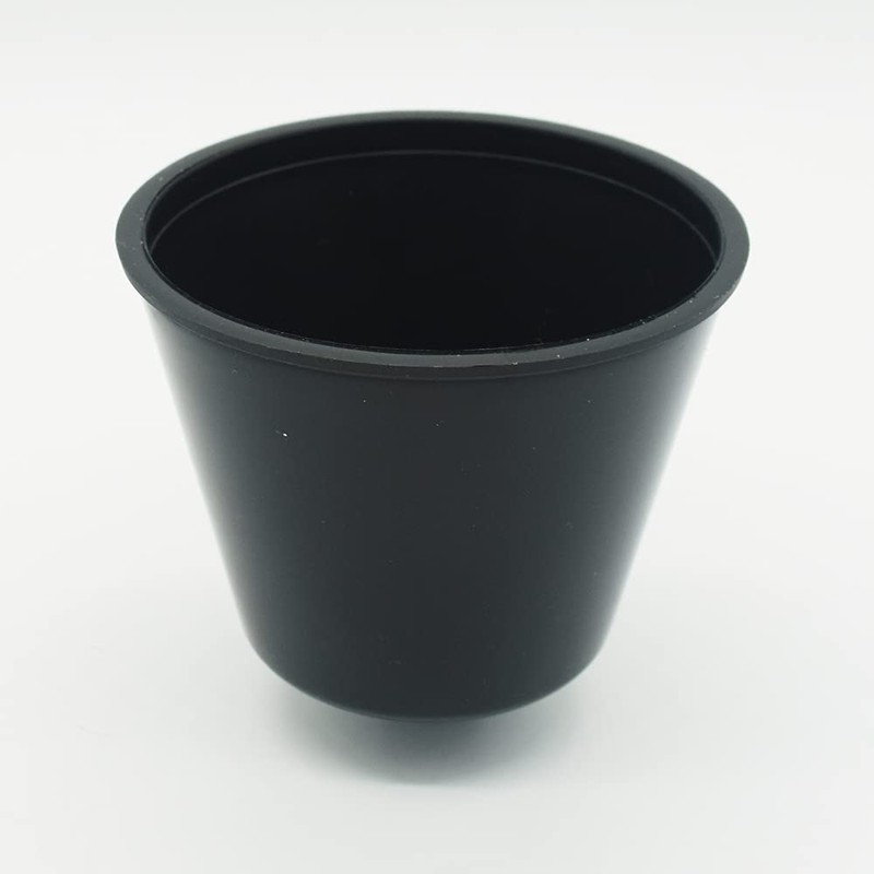 Canopy Black Glossy Plastic with Locking Screw for Supply Cable