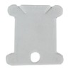 Hyclam 50Pcs Plastic Floss Bobbins, Embroidery Thread Bobbins, 1.37x1.49in Thread