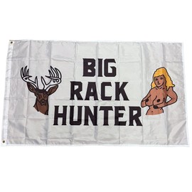 Big Rack Hunter 3x5 Feet Polyester Flag Banner College Dorm Decor Party Boating Frat Banner Hunting Deer Season