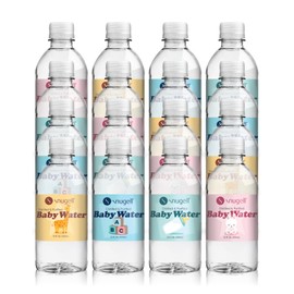 Snugell Bottled Distilled Water for Baby Care (12oz, 12-Pack) – Ultra-Pure, BPA-Free, Ideal for Formula Mixing, Bottle Sterilizing & Everyday Hydration – Safe Nursery Water for Babies – Made in USA