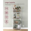 VASAGLE Bakers Rack with Power Outlet, Microwave Stand, Kitchen Tall