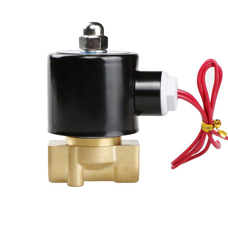 U.S. Solid 3/8" Electric Solenoid Valve 24VAC Air Water Fuel