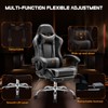 Elevon Ergonomic Video Game Computer Chairs with Footrest & Comfortable