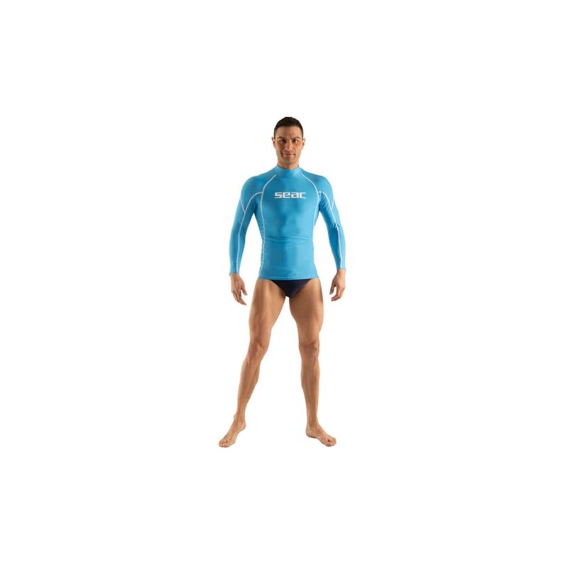 SEAC Men's Raa Long Evo Vest, Blue, Large