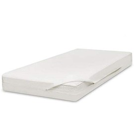 allsaneo Premium Allergy Sufferers Mattress Cover 180 x 220 x 30 cm | Allergy Cover Extra Soft and Lightweight | Anti Mite Encasing | Dust Mite Protection | Allergy-Proof Intermediate Cover | TÜV