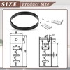 Hotop Drawer Repair Kit Fix 4 Sets Replacement Drawers Accessories