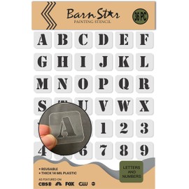 Army Letter Stencils - Reusable Alphabet Stencils - Paint Your Own Army and Military Signs - Army Stencil Font (1 INCH)