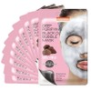 Purederm Black O2 Bubble Mask Volcanic (Volcanic Ash) 5-Sheet Set / Volcanic Ash Minerals, Pore Impurities, Sebum / 블랙 O2 버블 마스크 volcanic (화산재) 5장 세트 / 화산재 미네랄 모공 노폐물 피지
