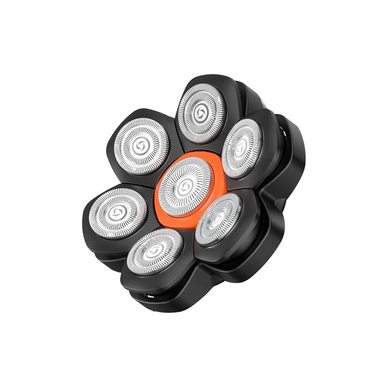 MAXGROOM Replacement Head for Bald Razor, 7D Floating Magnetic Replacement