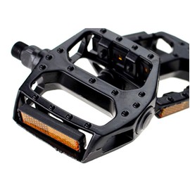 Bicycle Pedals, Cycling Bike Pedals Aluminum Alloy for 9/16 Inch MTB BMX Mountain Bike and Road Bike, Black