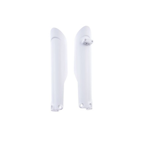 Acerbis Lower Fork Cover Set White for Yamaha YZ85 2015-2018
