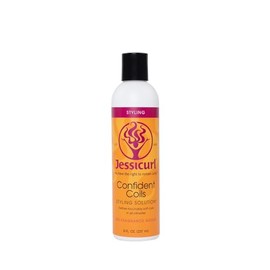 Jessicurl, Confident Coils Styling Solution, No Fragrance Added, 8 Fl oz. Curl Cream for Humidity Control and Frizz Control, Curly Hair Products, Styling Cream