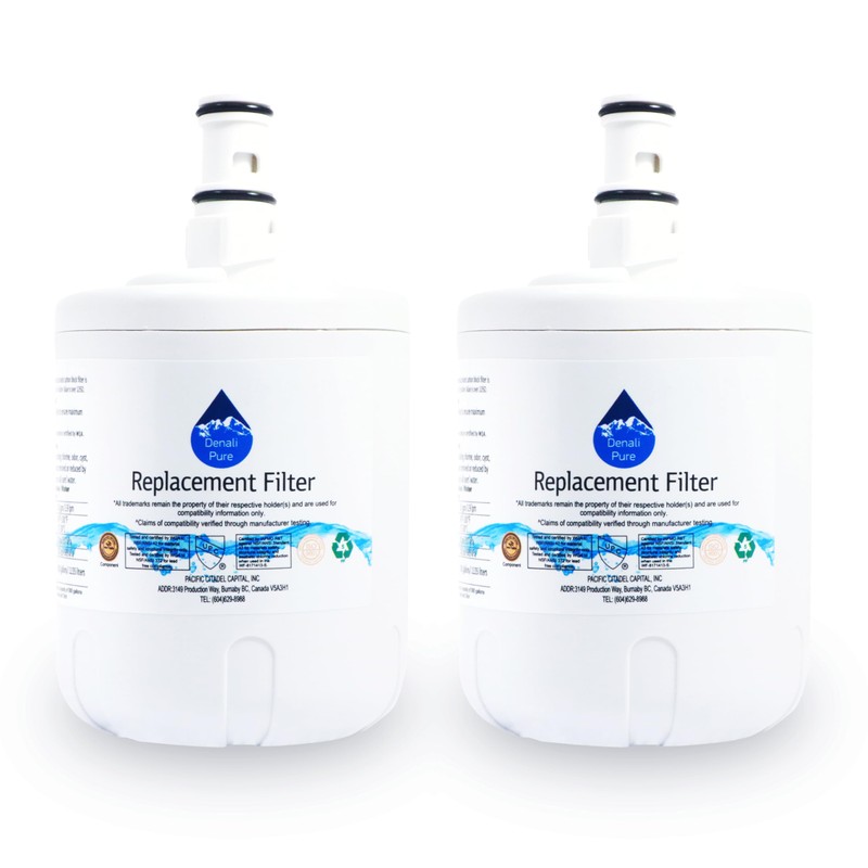 2-Pack Replacement for Whirlpool GT1SHTXLT01 Refrigerator Water Filter - Compatible