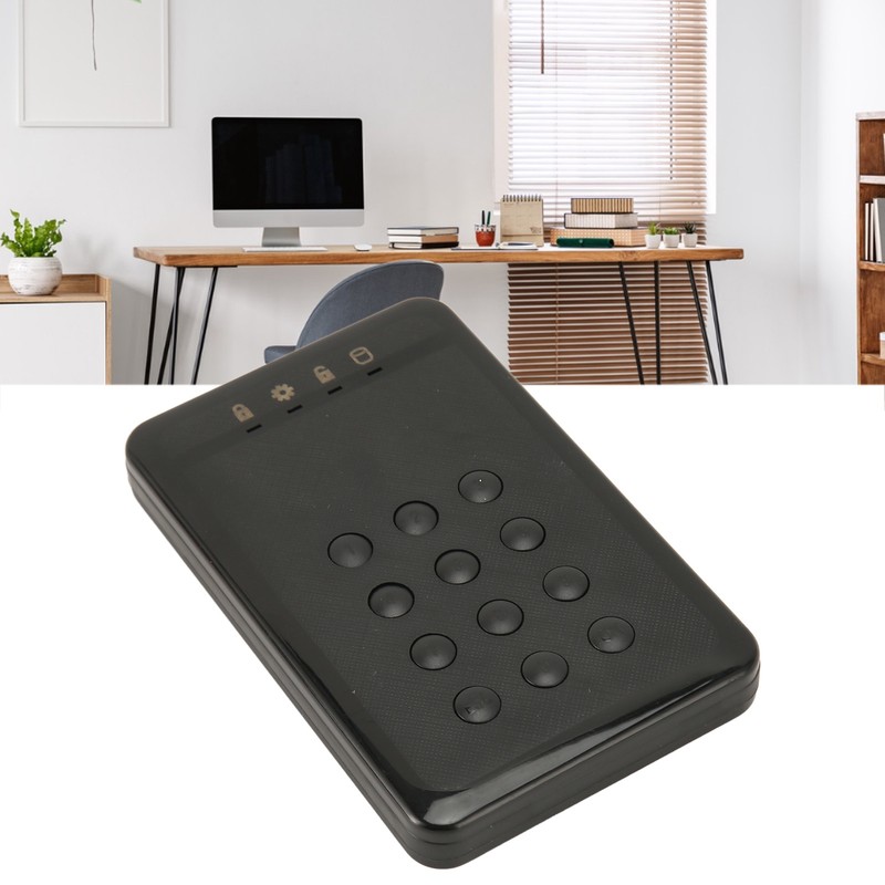 Encrypted Hard Drive Enclosure 2.5inch USB3.0 SATA Password Access Hardware