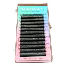 Extensiones de Pestañas Nagaraku Volume brasileiro YY Color Negro