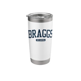 Braggs Oklahoma OK College University Style Blue Stainless Steel Insulated Tumbler