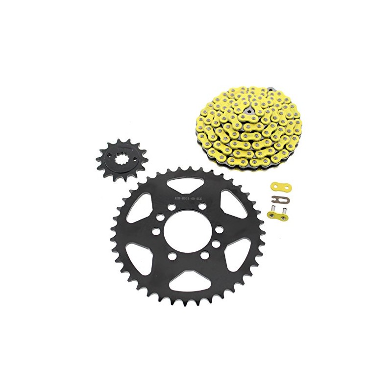 Chain & Sprocket for Suzuki LTZ400 Z400 QuadSport 2003-2006 Yellow
