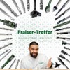 Fraiser Multibit Groove Cutter and Flush Cutter for Copying and