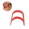 Healeved 4pcs Beard Styling Tool Plastic Beard Ruler Styling Ruler