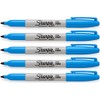 SHARPIE Blue, Fine Point Tip, Permanent Markers, 5-Count (Brilliant Blue)