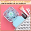 Hortsun 24 Pcs Necklace Fans Portable Neck Fan USB Rechargeable