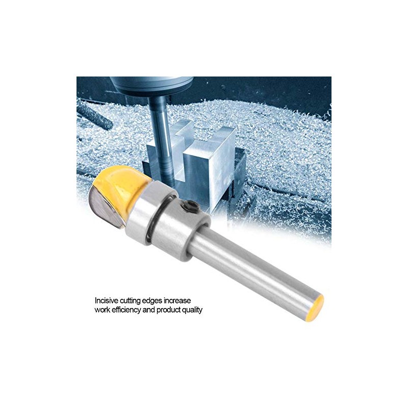 1/4" Shank Ball Round Nose Template Router Bit edge trimming