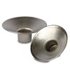 Ner Mitzvah Reusable Metal Candlestick Liners and Drip Guards -