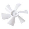 COEFEPIY 6" 12V White RV Vent Fan Blade D-Bore Replacement