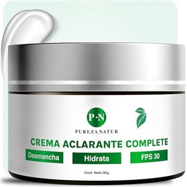 Pureza Natur Crema Facial Aclarante Paño Cara Cuerpo Humecta Aclara Piel Desvanece Arrugas Repara Cutis Face Repair