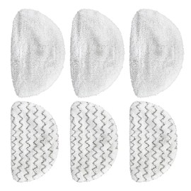 WuYan 6 pcs Steam Mop Replacement Pads for Bissell Powerfresh 1940 1806 1544 1440 2075A 1940W 19404 Series, Model 19402 19408 1940A 1940Q 1940T B0006 B0017 Steam Mop