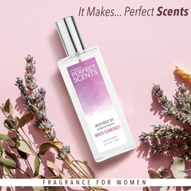 Perfect Scents Fragrances Inspired by Elizabeth Taylor's White Diamonds Women’s Eau de Toilette Paraben Free Never Tested on Animals 2.5 Fluid Ounces
