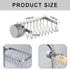 Shower Caddy No Drill，Shower Soap Holder， 304 Stainless Steel Bathroom