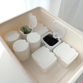 One-Touch Multi-Purpose Accessory Round Case 1pc 5ea