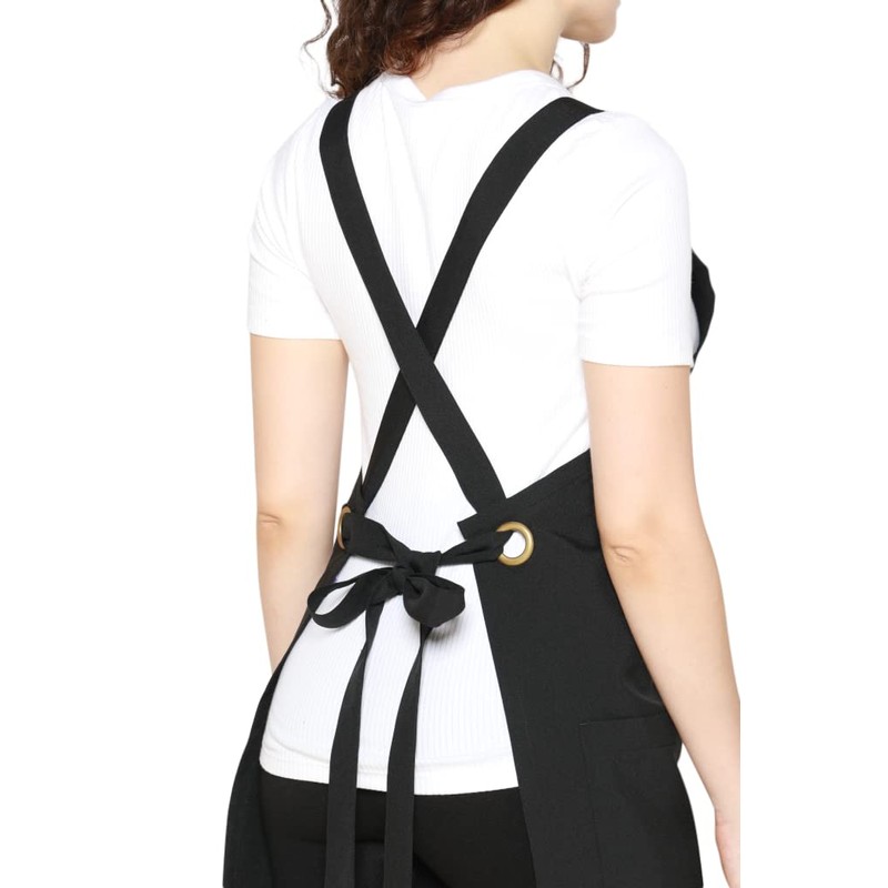 Tracy Professional Salon Apron – Bleach Proof, Water Resistant, Cross-Back