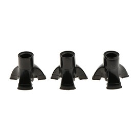 AIXXCUVQ Sturdy Rubber Bottom for Tips 3Pcs Ferrules for Trekking Poles, 19mm