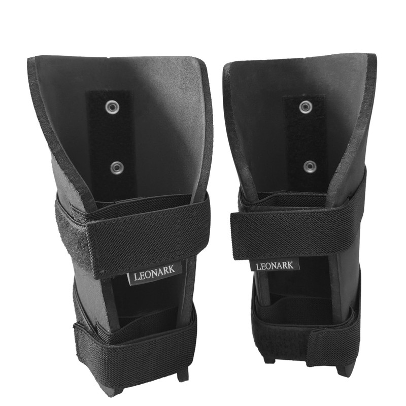 LEONARK Black Armoury HEMA Fencing EVA Forearm Overlays Light Adjustable