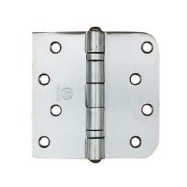 Penrod Stainless Steel Ball Bearing Door Hinges, 4 Inch with 5/8 Inch Square Corners, NRP, 3 Pack